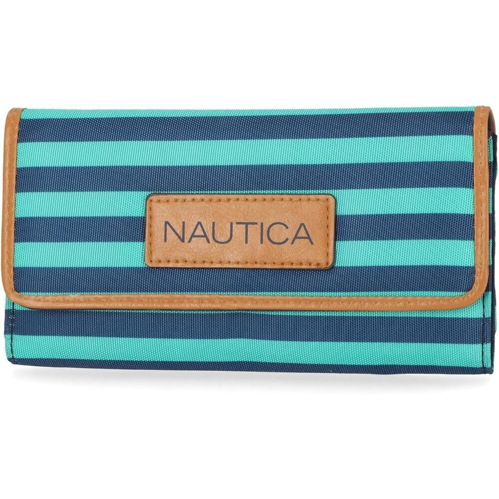 Women's Spectra Green The Perfect Carry All Money Manager Wallet Organizer RFID